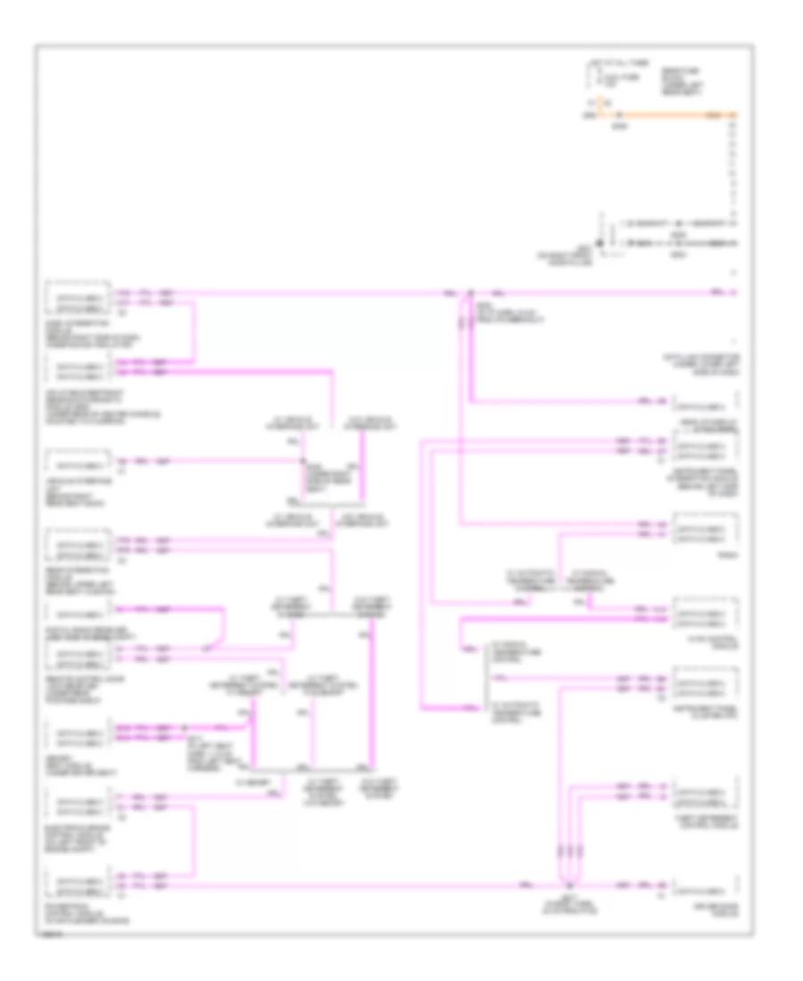 Computer Data Lines Wiring Diagram for Buick LeSabre Custom 2004
