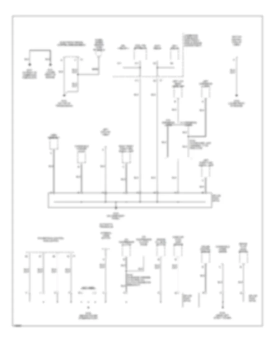 Ground Distribution Wiring Diagram 1 of 4 for Buick LeSabre Custom 2004