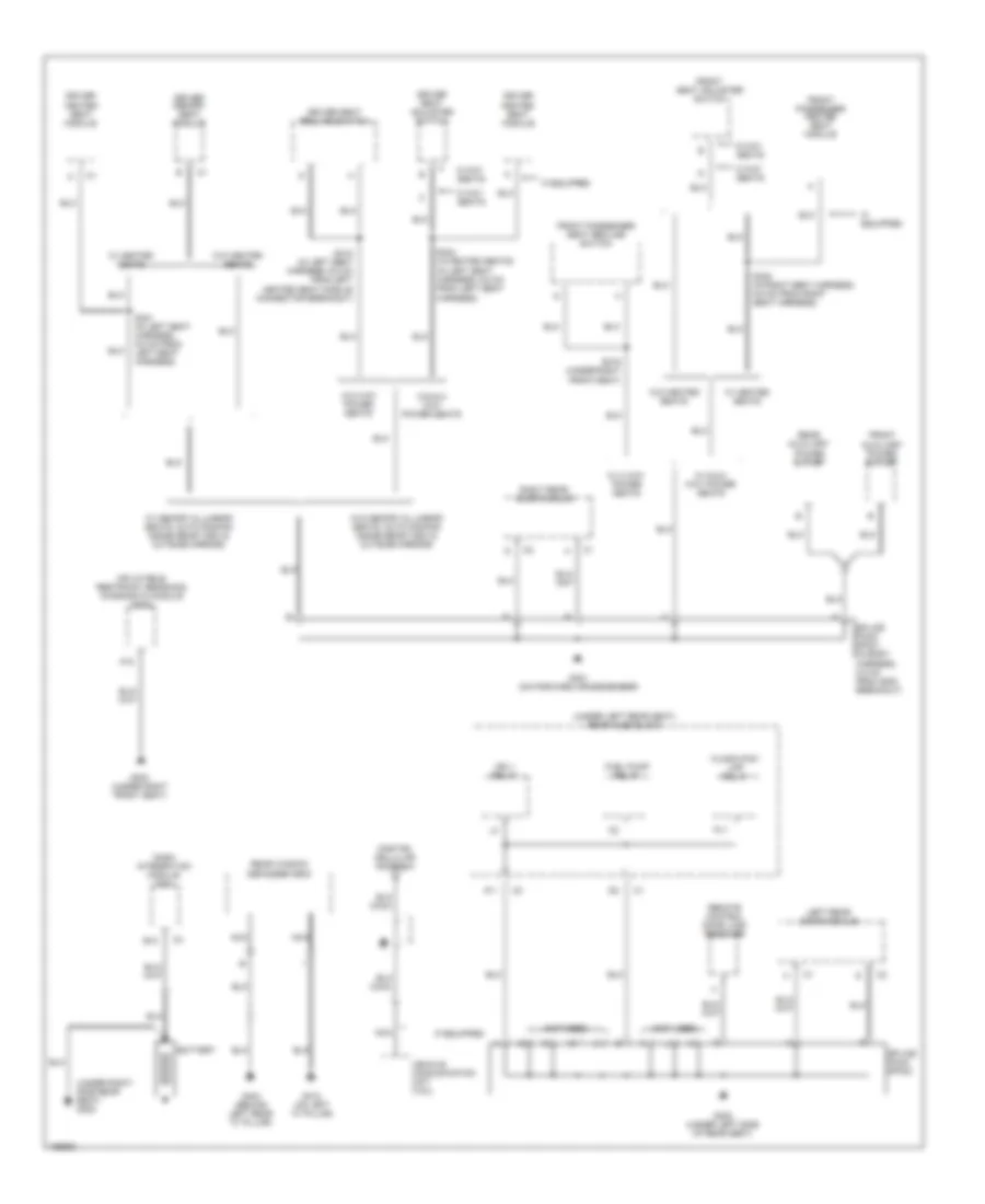 Ground Distribution Wiring Diagram (3 of 4) for Buick LeSabre Custom 2004