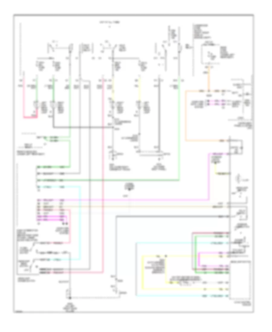 Headlights Wiring Diagram, with Manual AC for Buick LeSabre Custom 2004