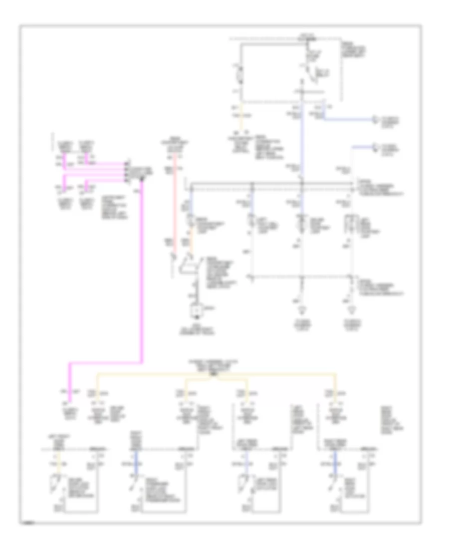 Courtesy Lamps Wiring Diagram 1 of 2 for Buick LeSabre Custom 2004