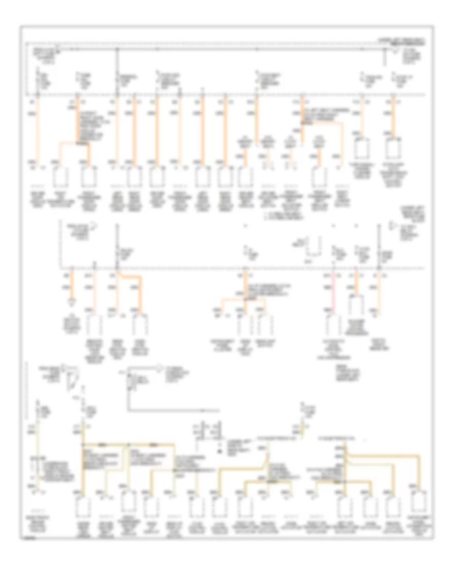 Power Distribution Wiring Diagram (3 of 4) for Buick LeSabre Custom 2004