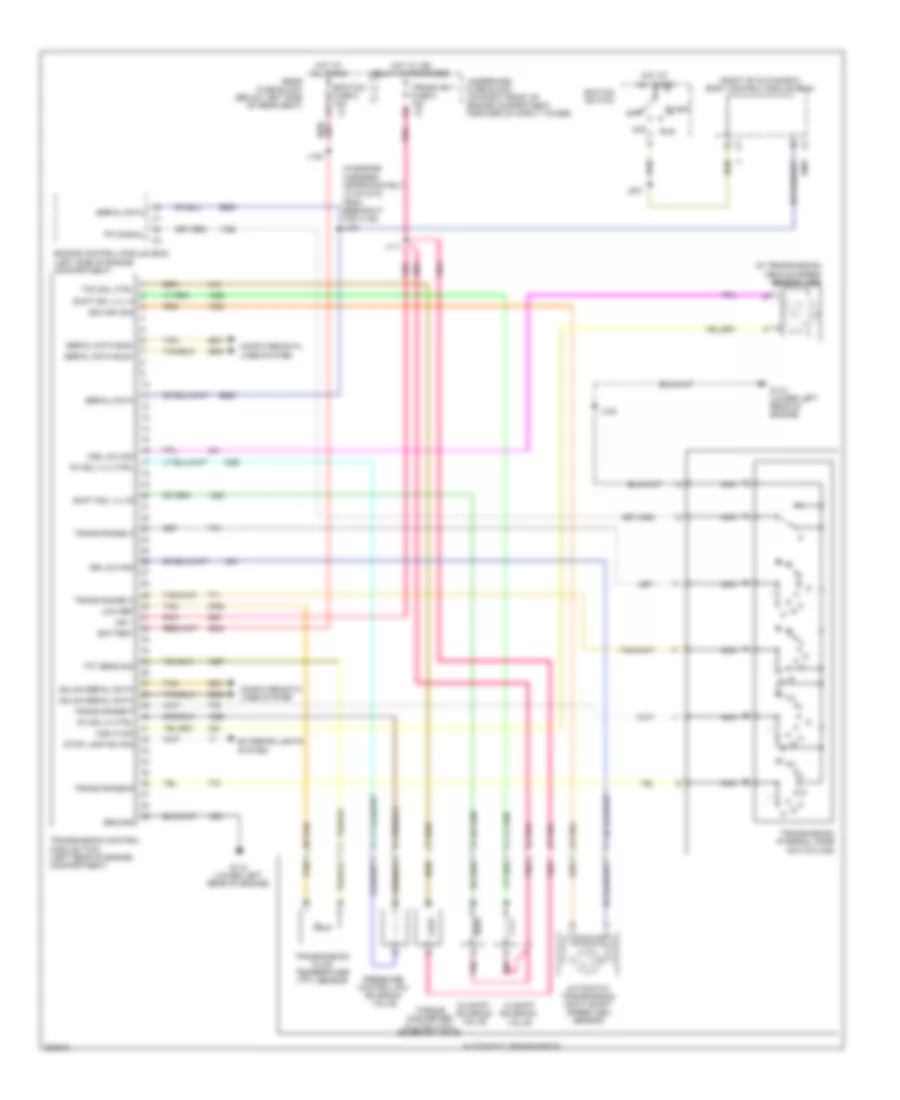 4.6L VIN 9, Transmission Wiring Diagram for Buick Lucerne CXL 2009