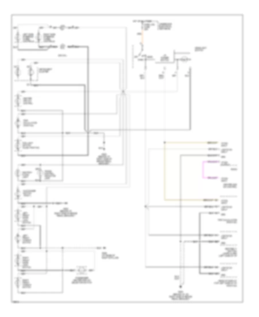 Instrument Illumination Wiring Diagram for Buick Regal Limited 1996