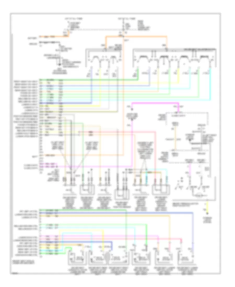 Memory Seat Wiring Diagram for Buick LeSabre Limited 2004