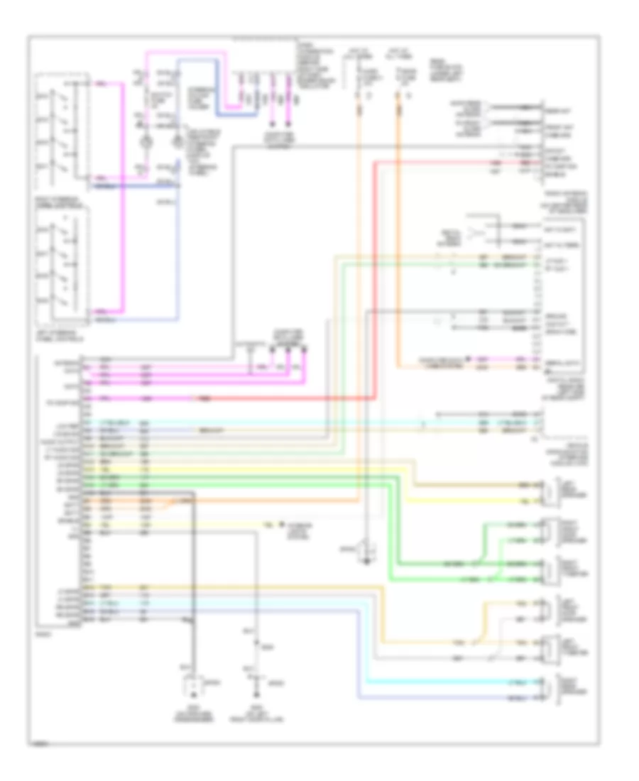 Radio Wiring Diagram for Buick LeSabre Limited 2004