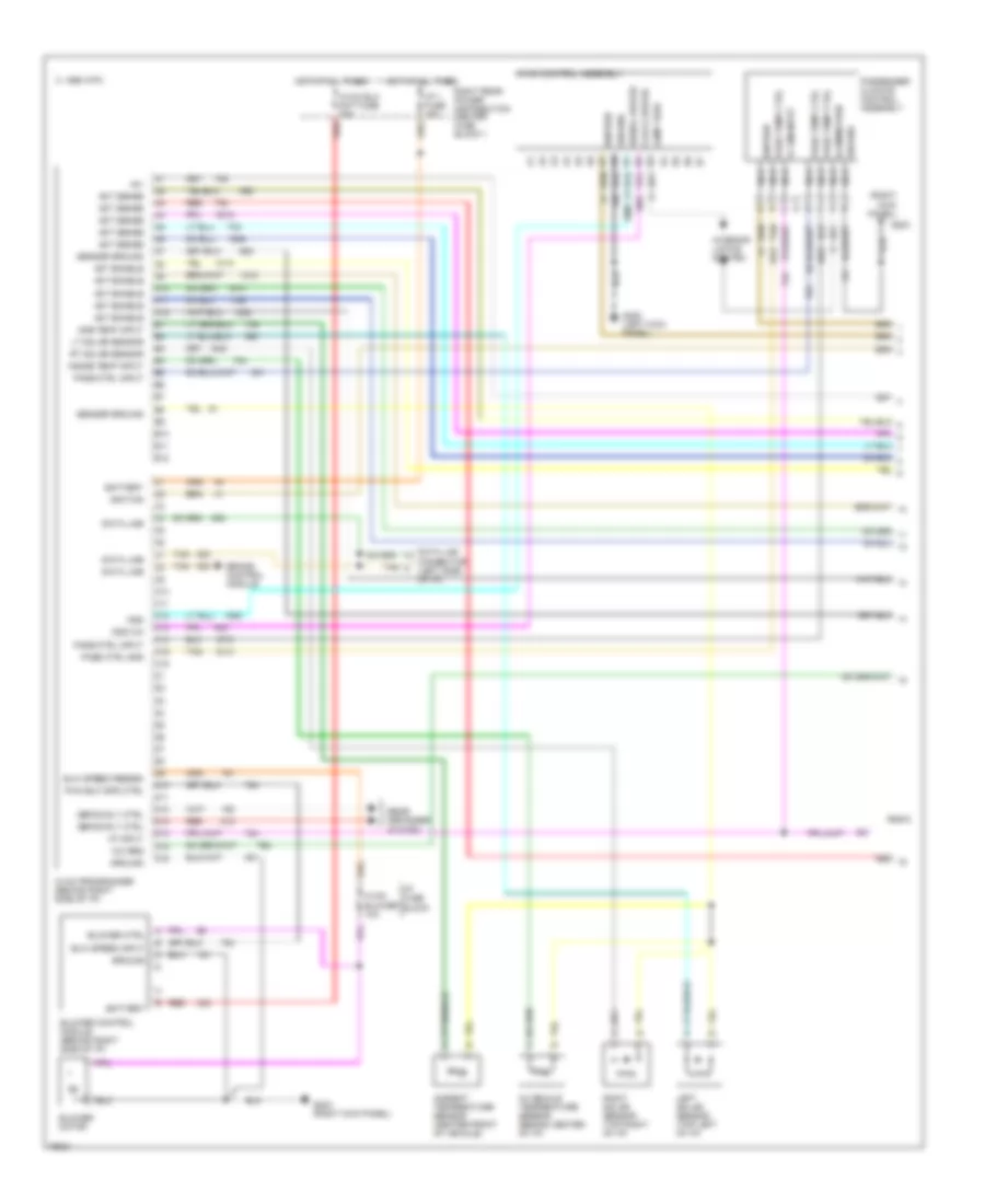 Air Conditioning Wiring Diagrams 1 of 2 for Buick Riviera 1996