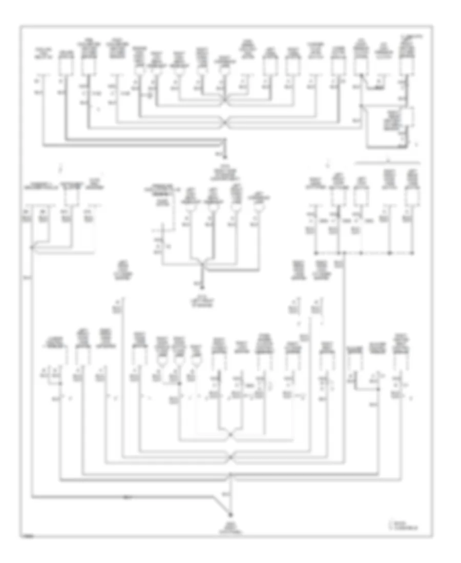 Ground Distribution Wiring Diagram 2 of 5 for Buick Riviera 1996