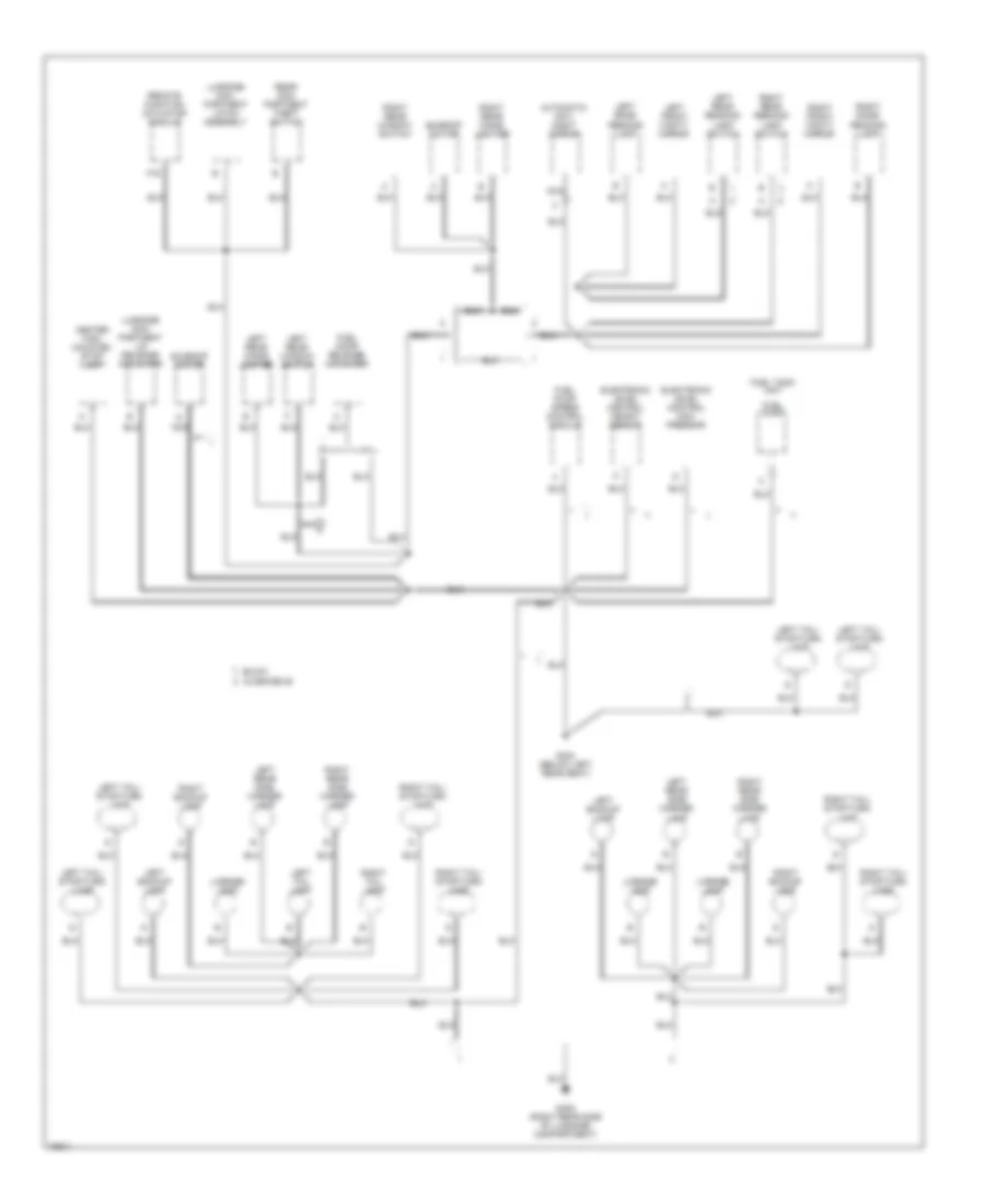 Ground Distribution Wiring Diagram (5 of 5) for Buick Riviera 1996