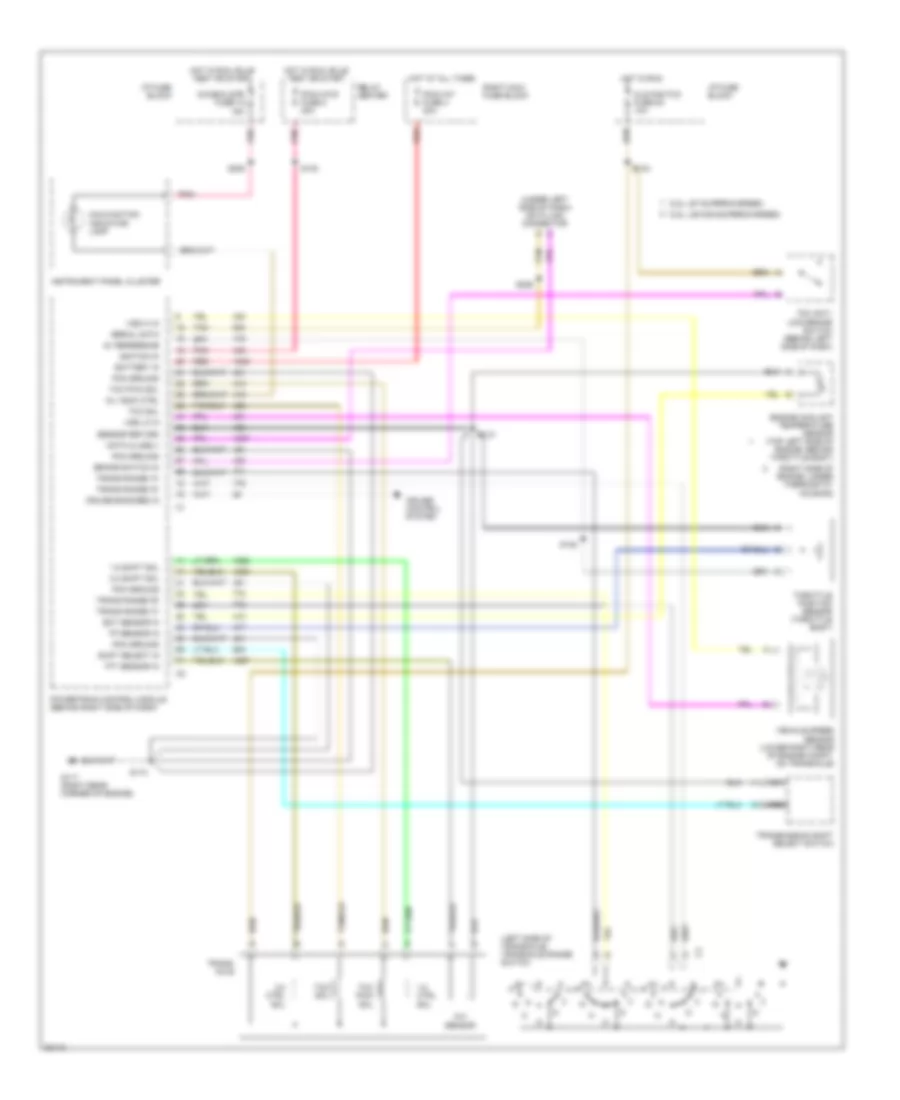 3 8L VIN 1 Transmission Wiring Diagram for Buick Riviera 1996