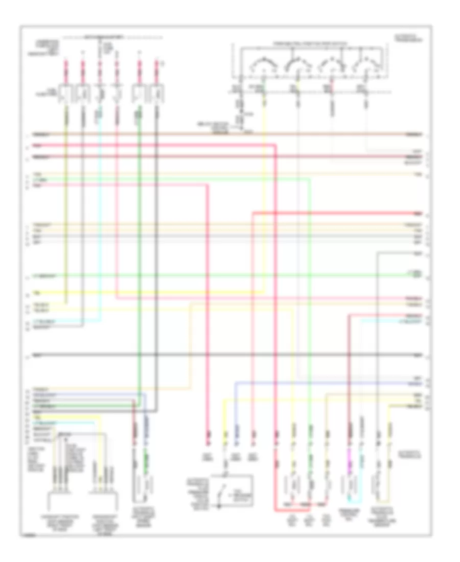 3.8L VIN 1, Engine Performance Wiring Diagram (2 of 4) for Buick Park Avenue 2004