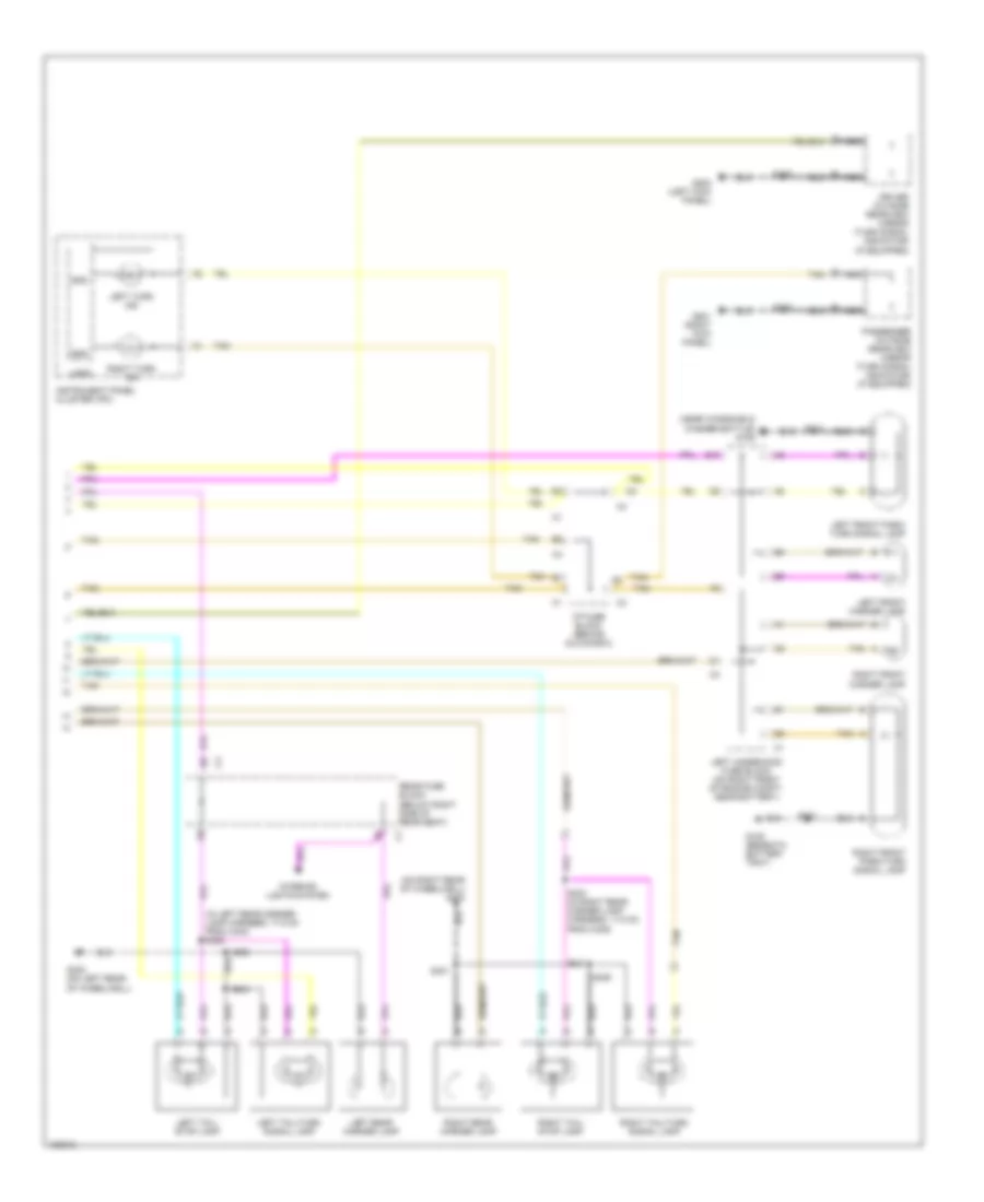 Exterior Lamps Wiring Diagram (2 of 2) for Buick Park Avenue 2004