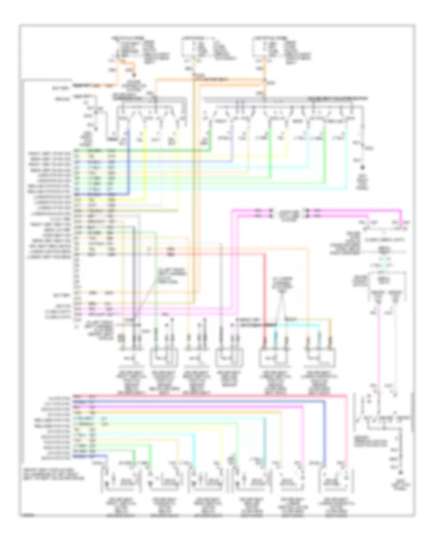 Memory Seat Wiring Diagram for Buick Park Avenue 2004