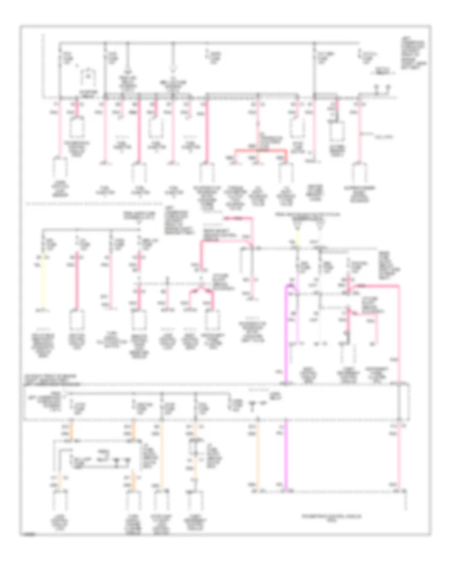 Power Distribution Wiring Diagram (4 of 4) for Buick Park Avenue 2004