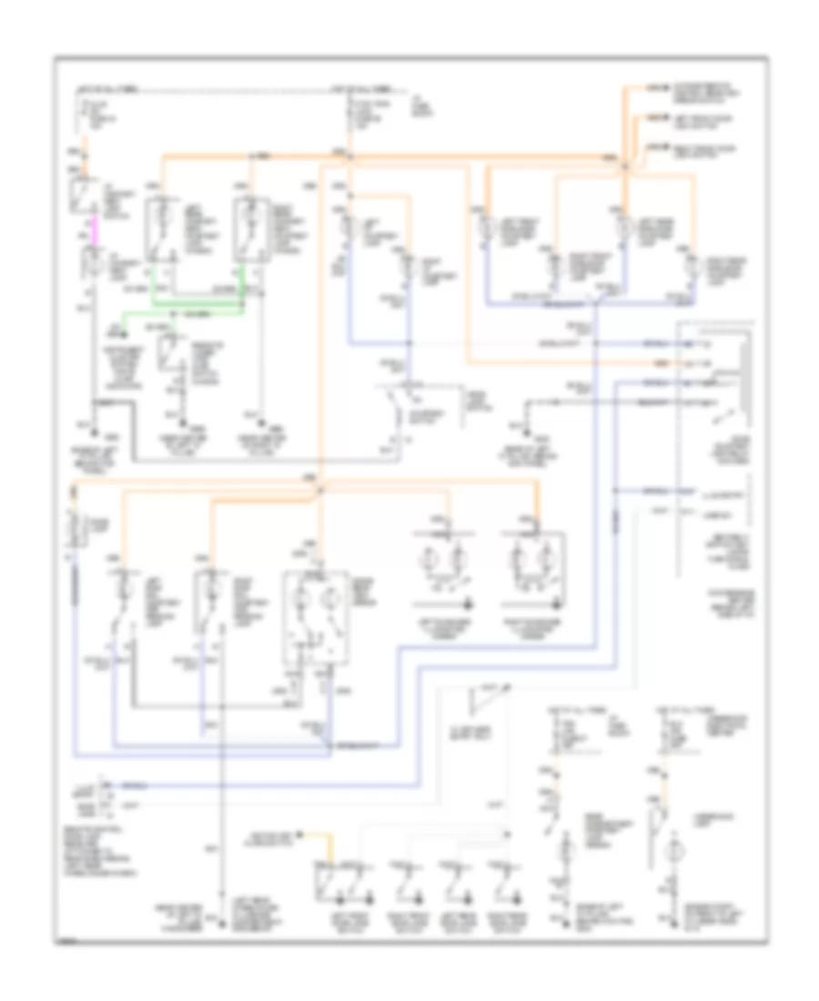 Courtesy Lamps Wiring Diagram for Buick Roadmaster 1996