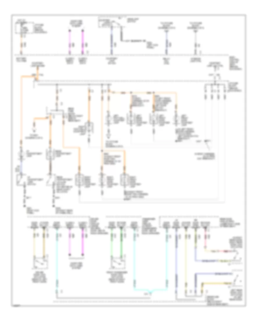 Courtesy Lamps Wiring Diagram 1 of 2 for Buick Park Avenue Ultra 2004