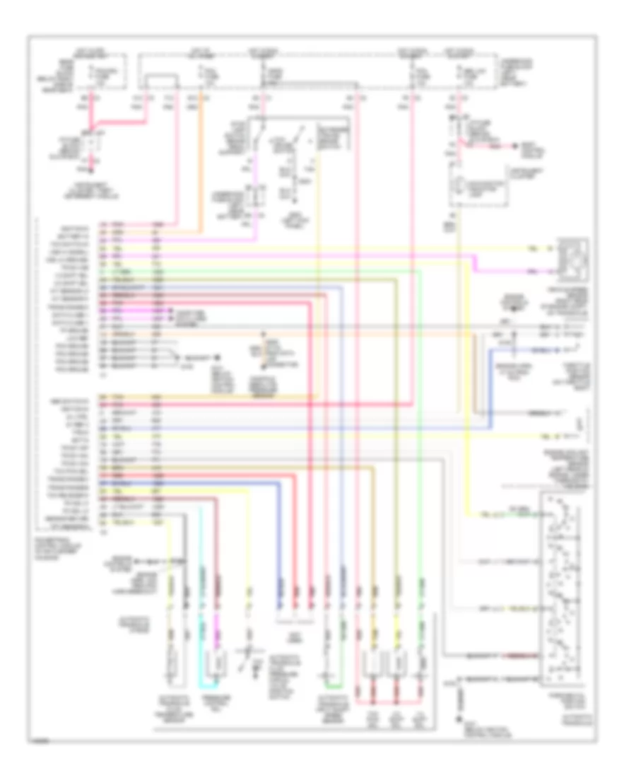 3 8L VIN 1 A T Wiring Diagram for Buick Park Avenue Ultra 2004