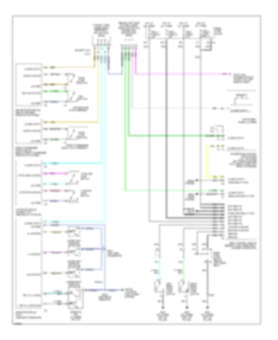 Forced Entry Wiring Diagram for Buick Rainier 2004