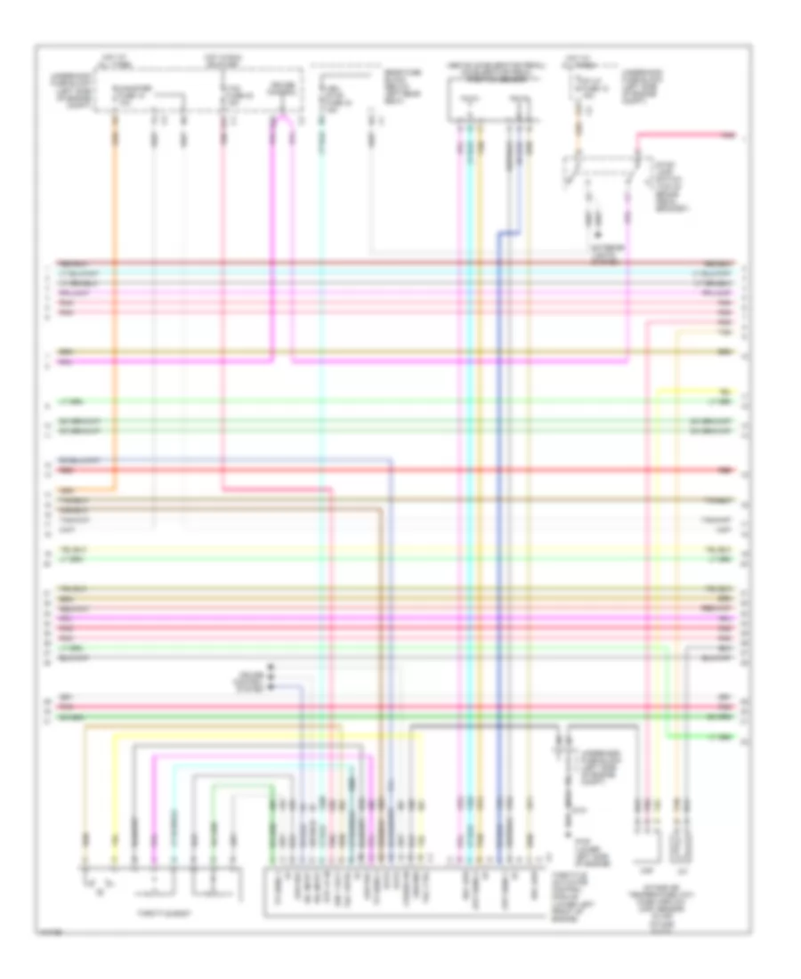5.3L VIN P, Engine Performance Wiring Diagram (4 of 5) for Buick Rainier 2004