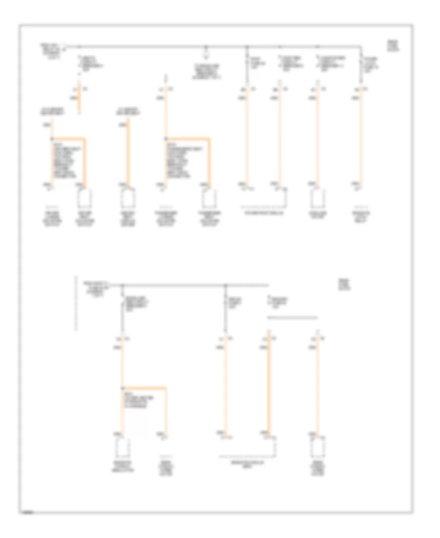 Power Distribution Wiring Diagram (7 of 7) for Buick Rainier 2004