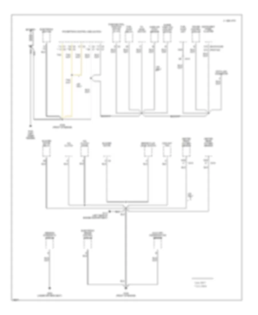 Ground Distribution Wiring Diagram 1 of 3 for Buick Skylark Limited 1996