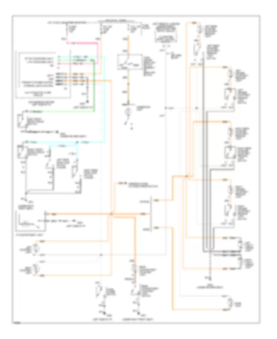 Courtesy Lamps Wiring Diagram for Buick Skylark Limited 1996