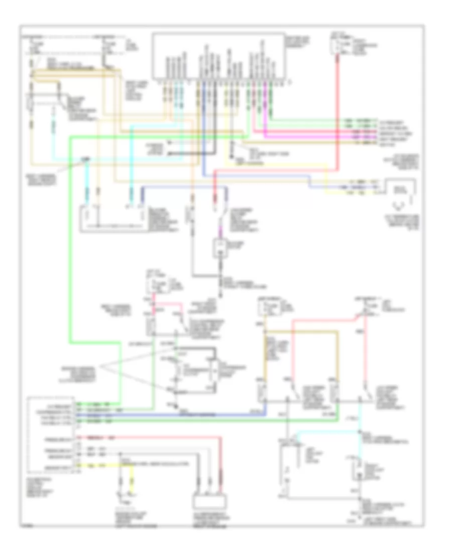 AC Wiring Diagram, Manual AC for Buick LeSabre Custom 1997