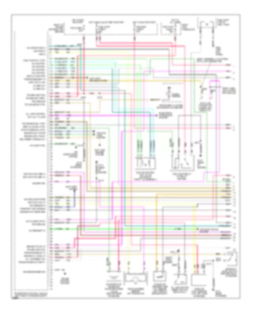 3 8L VIN K Engine Performance Wiring Diagrams 1 of 3 for Buick LeSabre Custom 1997