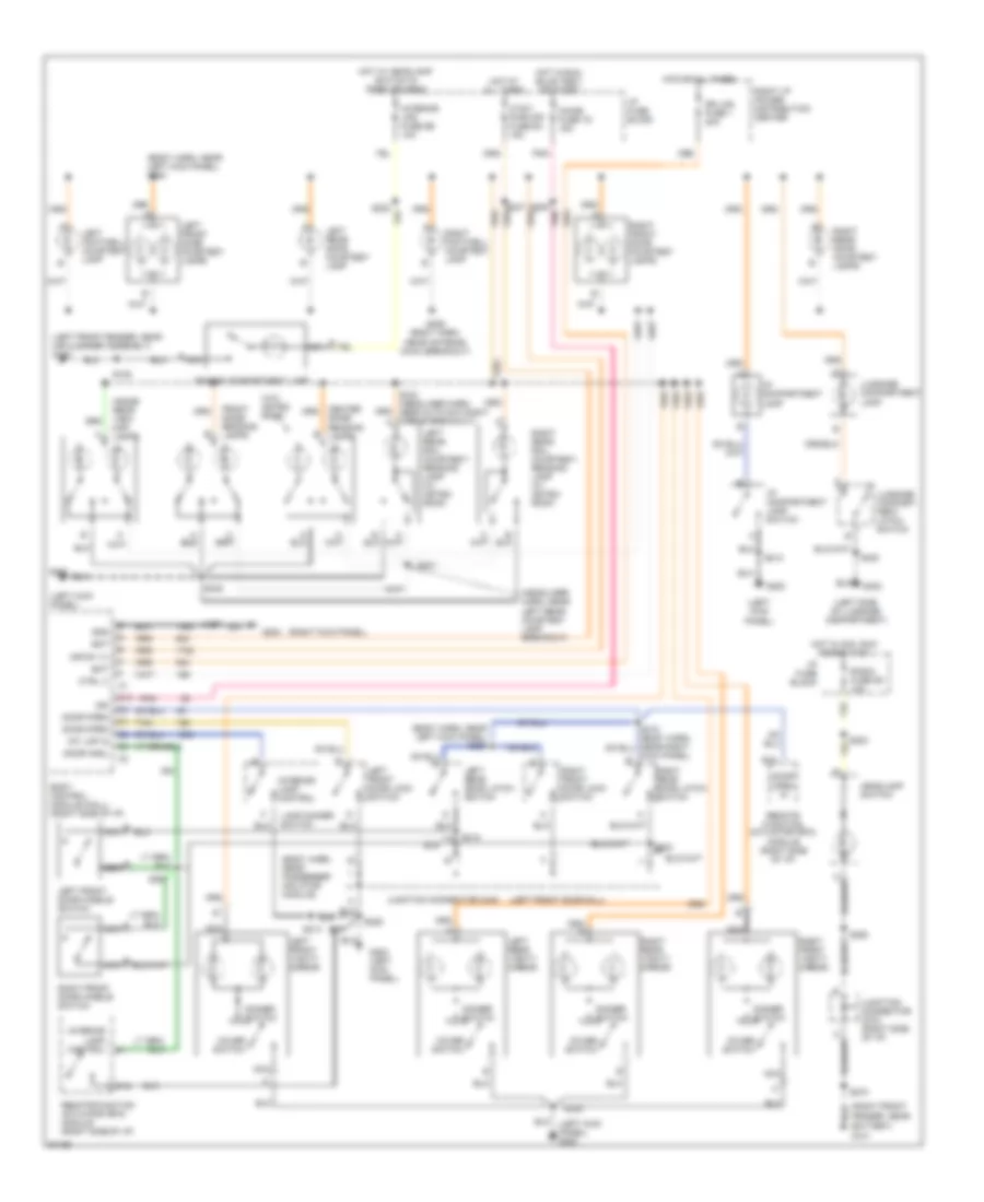 Courtesy Lamps Wiring Diagram for Buick LeSabre Custom 1997