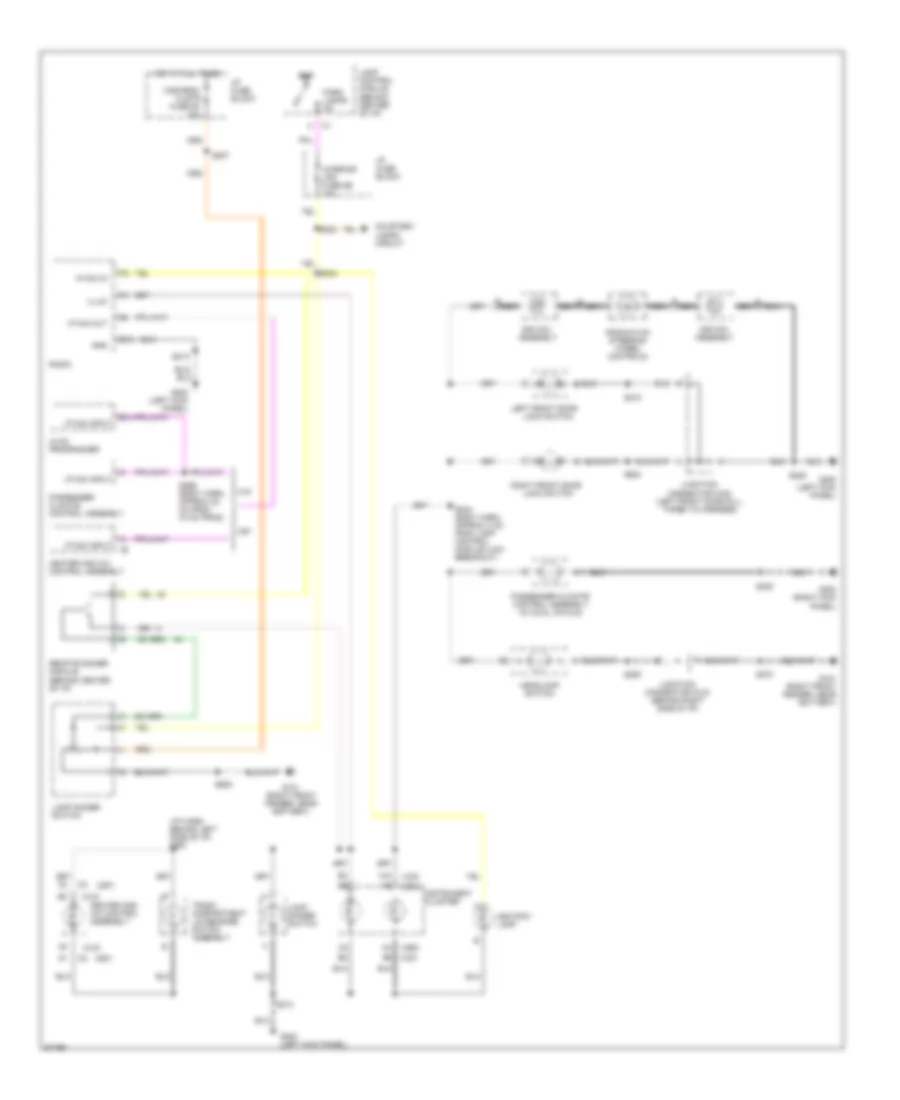 Instrument Illumination Wiring Diagram for Buick LeSabre Custom 1997