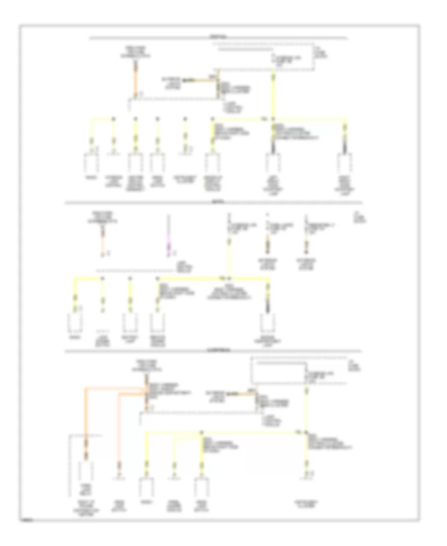 Power Distribution Wiring Diagram (3 of 6) for Buick LeSabre Custom 1997