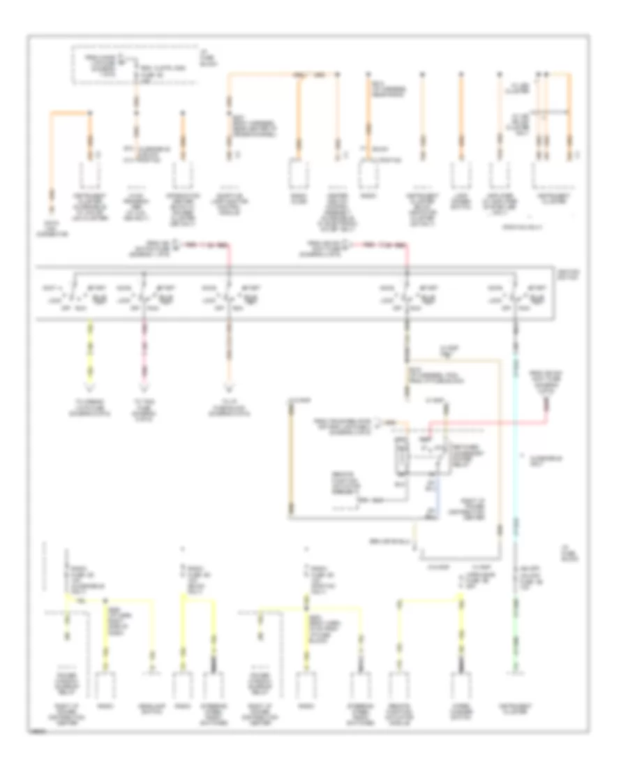 Power Distribution Wiring Diagram (4 of 6) for Buick LeSabre Custom 1997