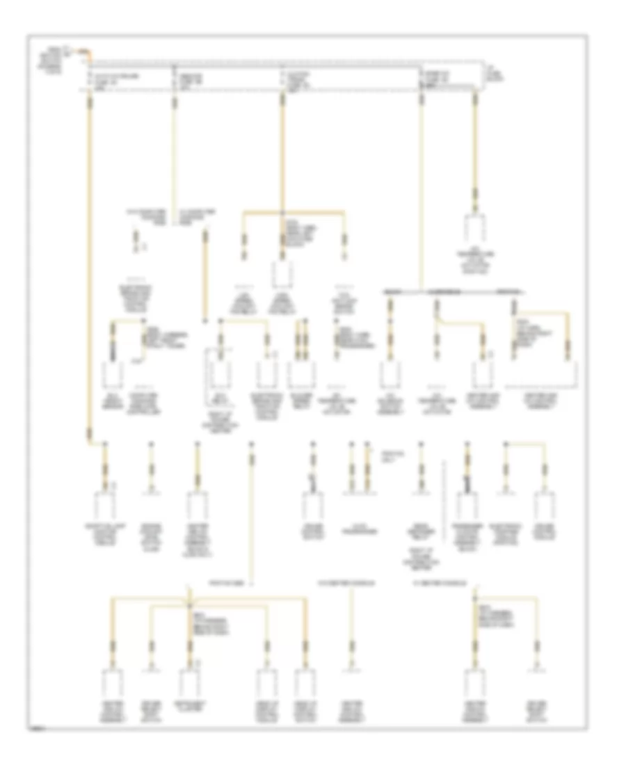 Power Distribution Wiring Diagram (5 of 6) for Buick LeSabre Custom 1997