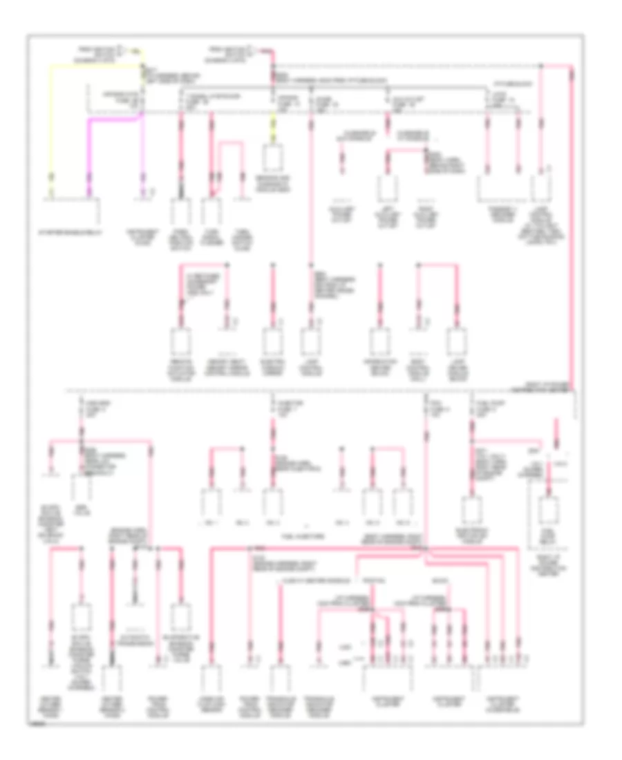 Power Distribution Wiring Diagram (6 of 6) for Buick LeSabre Custom 1997