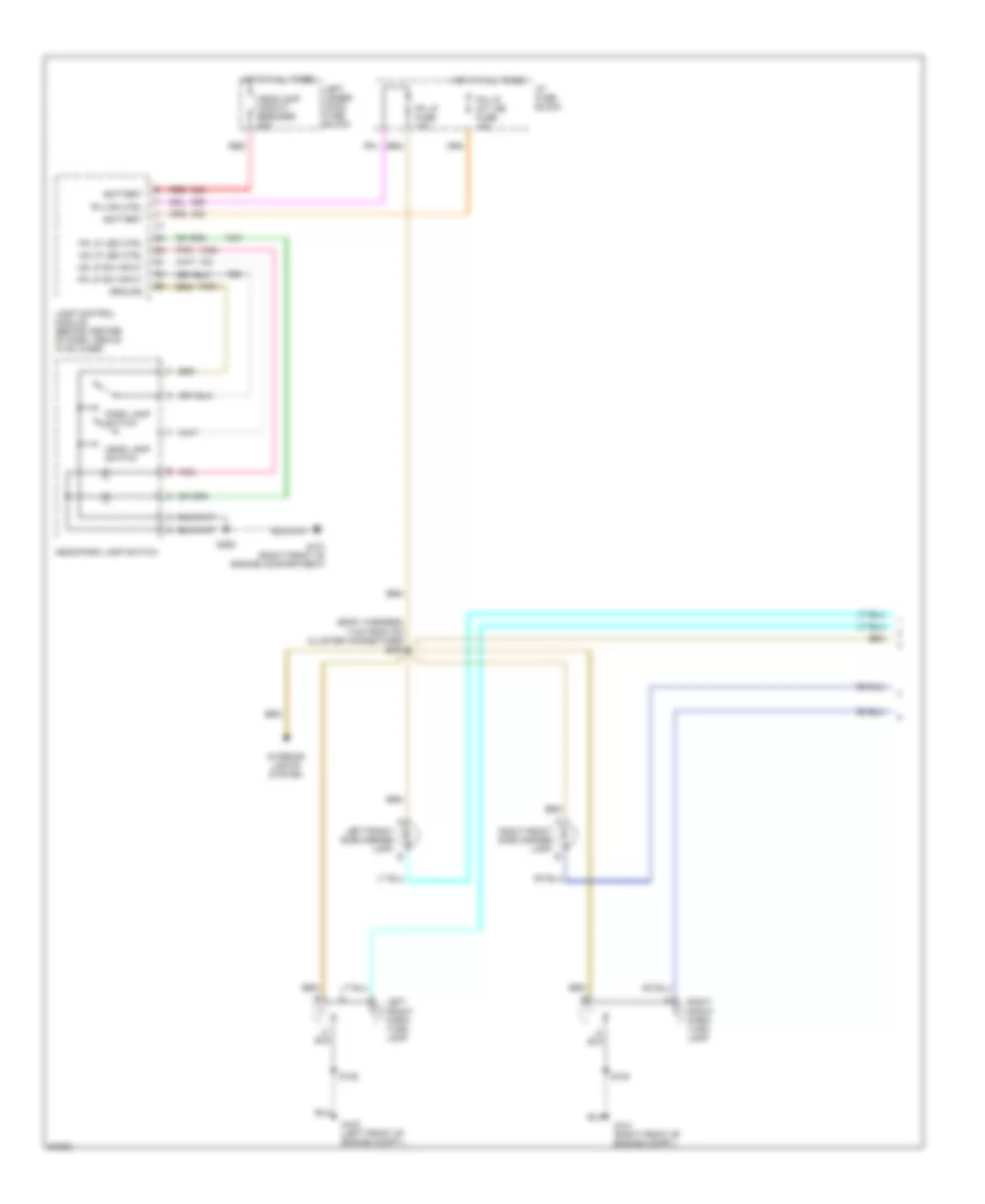 Exterior Lamps Wiring Diagram (1 of 2) for Buick LeSabre Limited 1997