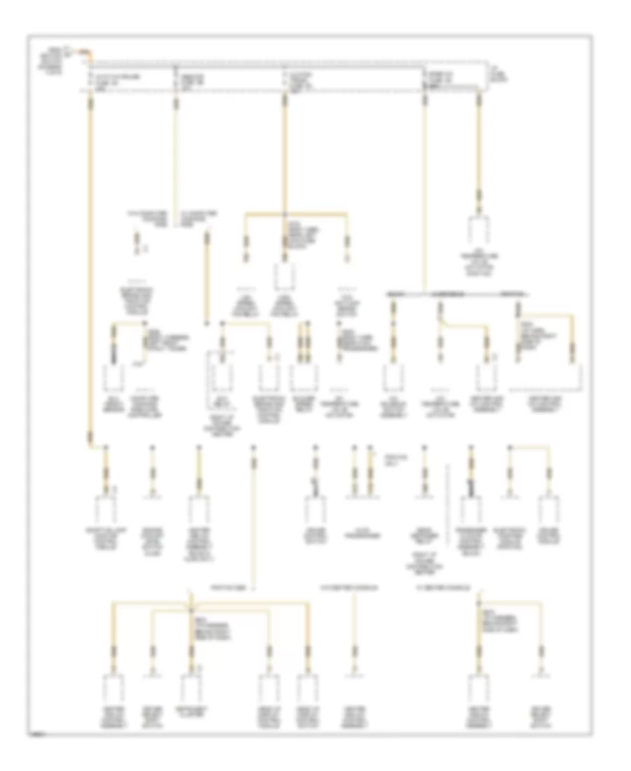 Power Distribution Wiring Diagram (5 of 6) for Buick LeSabre Limited 1997
