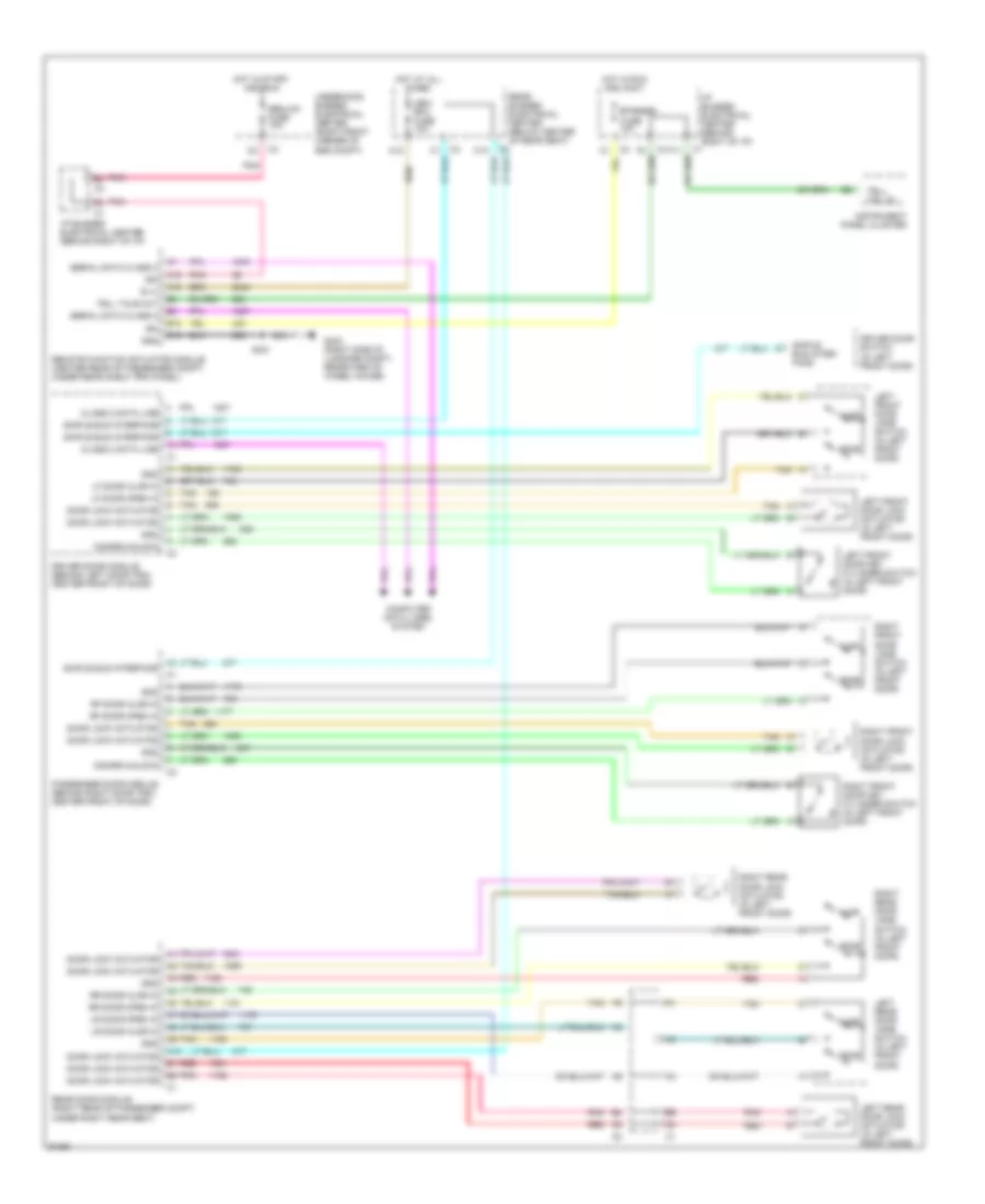 Forced Entry Wiring Diagram for Buick Park Avenue 1997