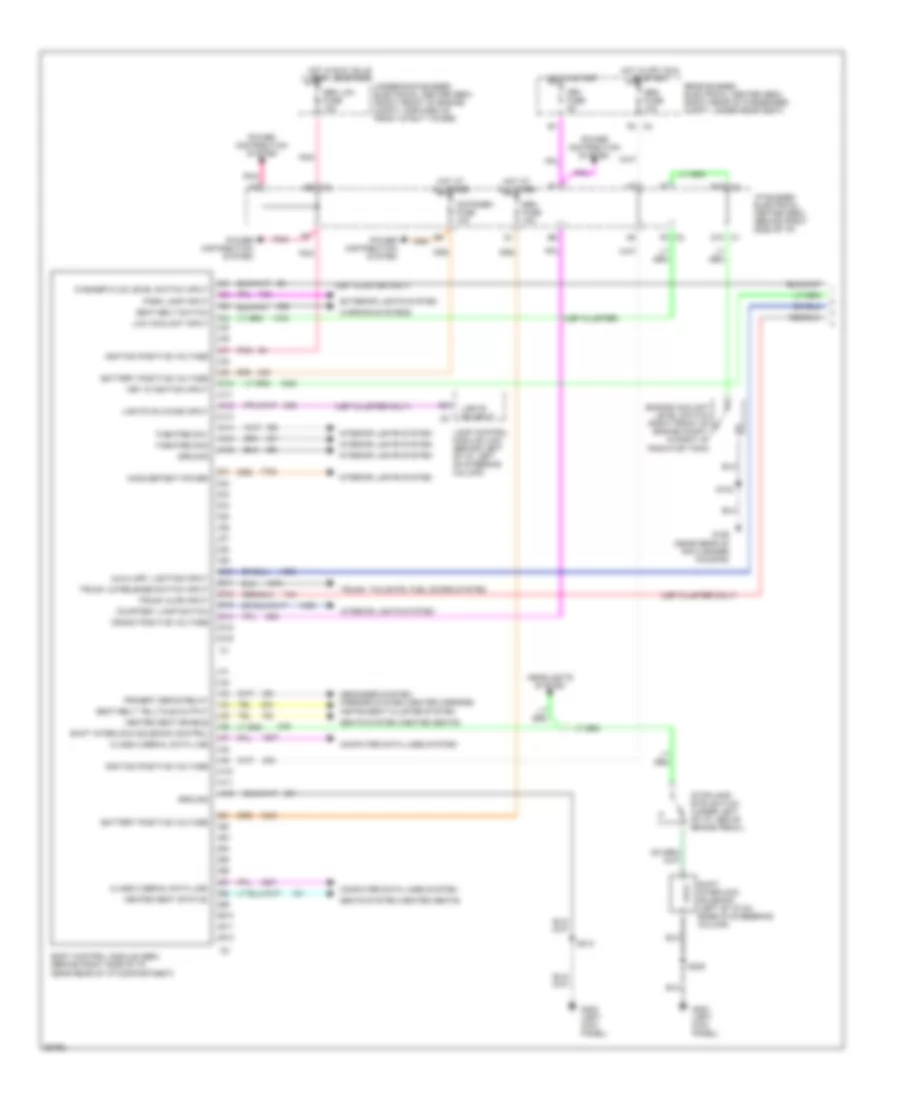 Body Computer Wiring Diagrams 1 of 2 for Buick Park Avenue 1997