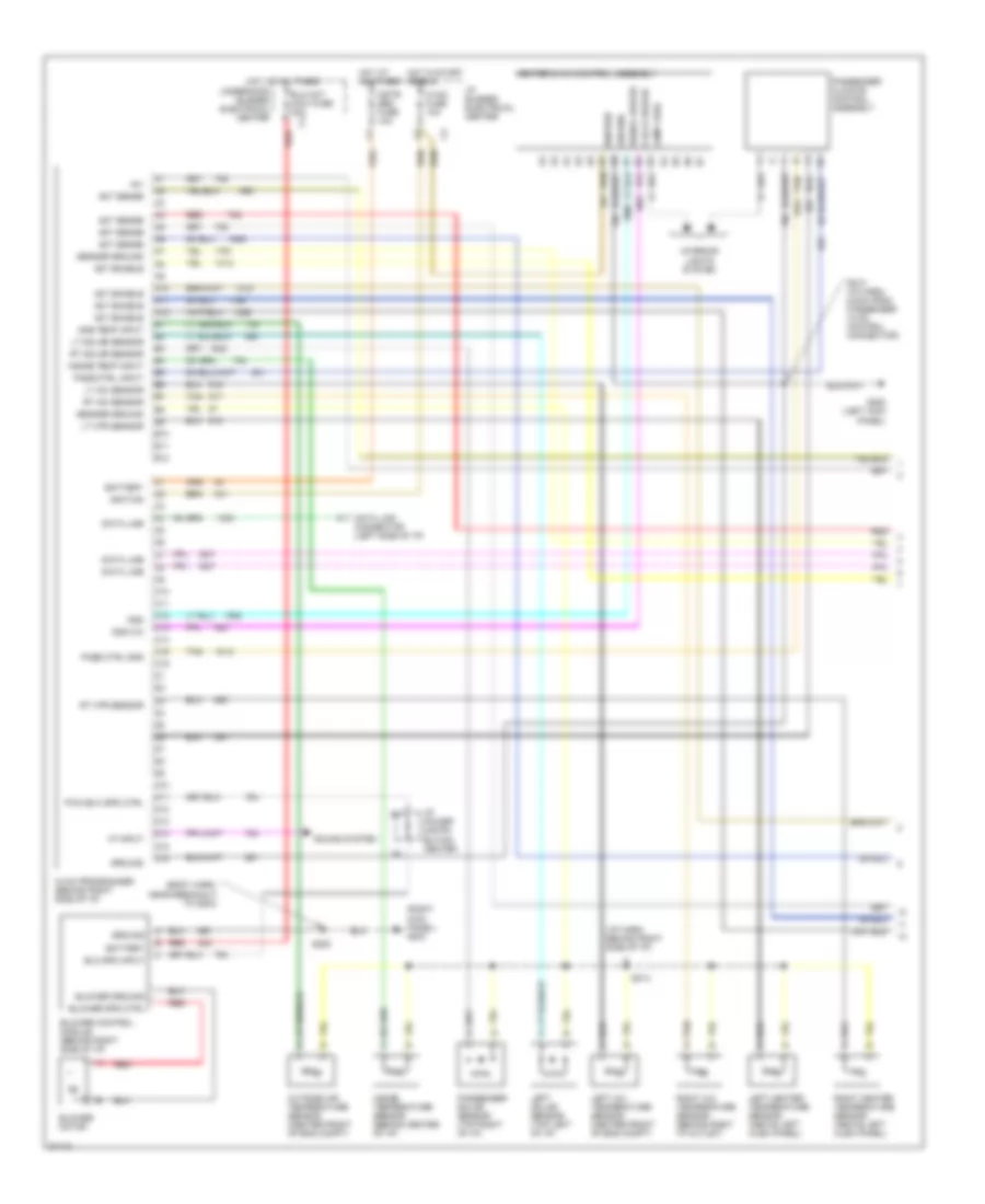 Air Conditioning Wiring Diagrams 1 of 2 for Buick Park Avenue Ultra 1997
