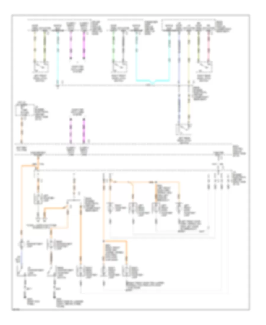 Courtesy Lamps Wiring Diagram 1 of 2 for Buick Park Avenue Ultra 1997