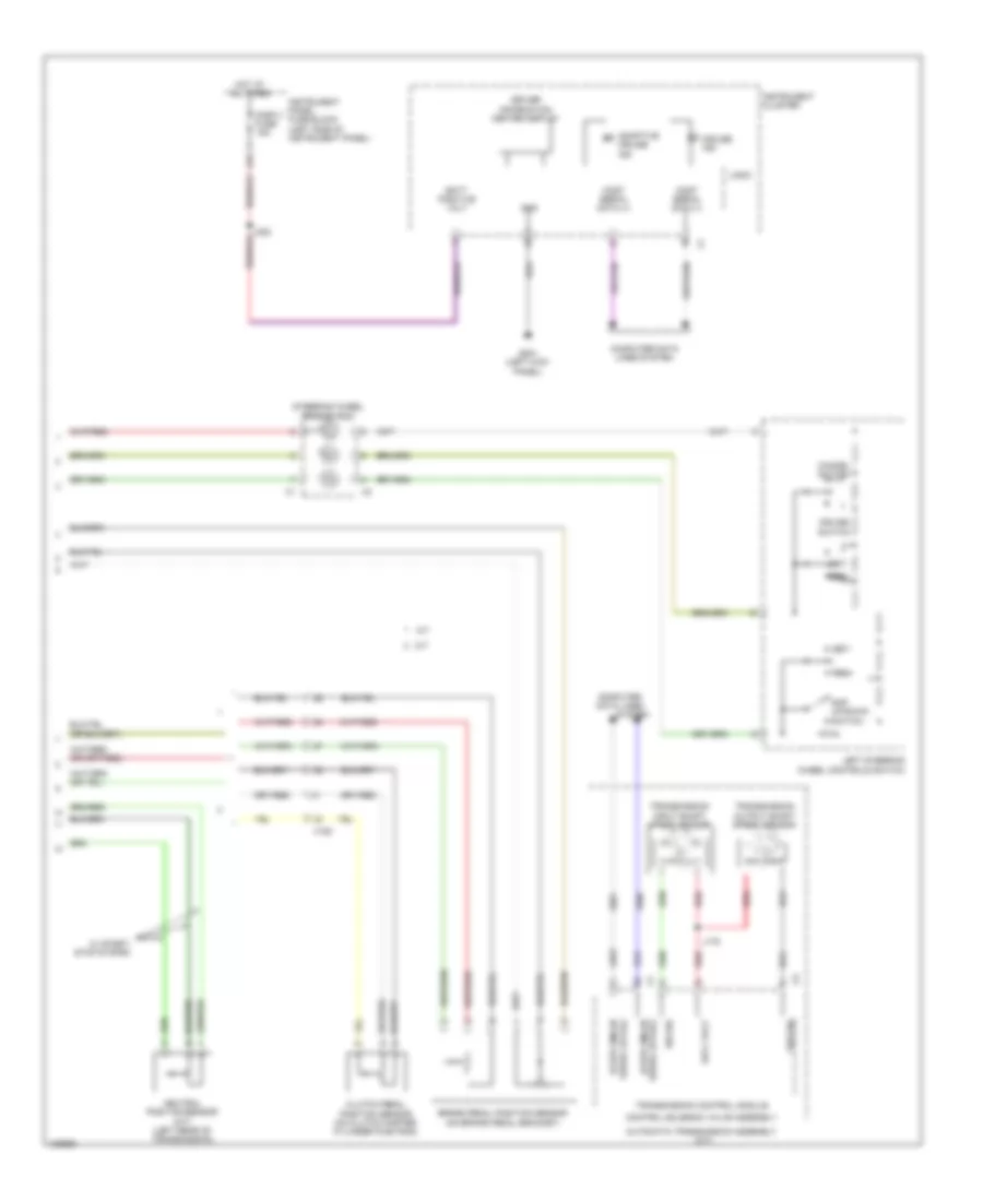 Электросхема системы круизконтроля (2 из 2) для Cadillac ATS Luxury 2014