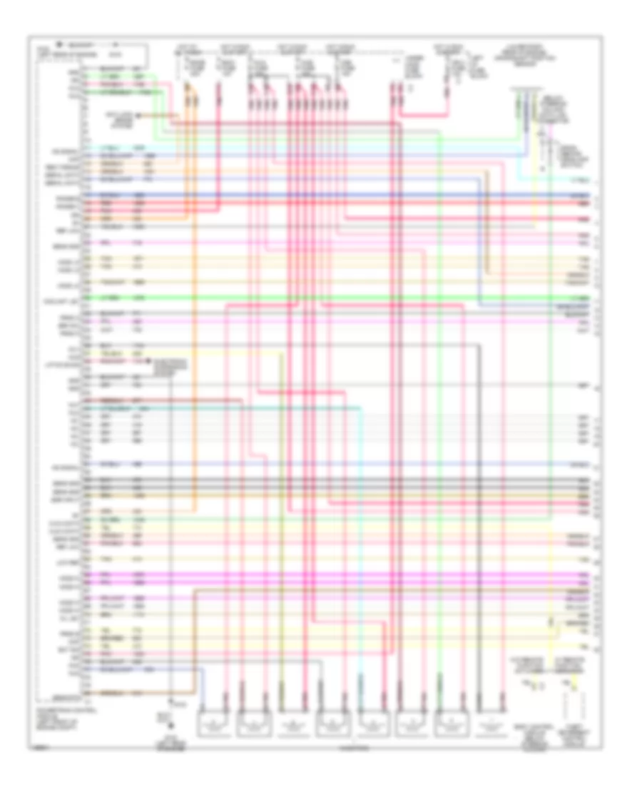 6.0L VIN N, Engine Performance Wiring Diagrams, withIsolated & Case Grounded HO2S Sensors (1 из 5) для Cadillac Escalade EXT 2002