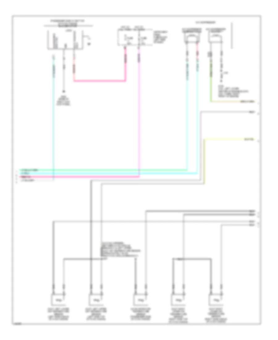 Электросхема кондиционера (3 из 5) для Cadillac XTS Livery 2014