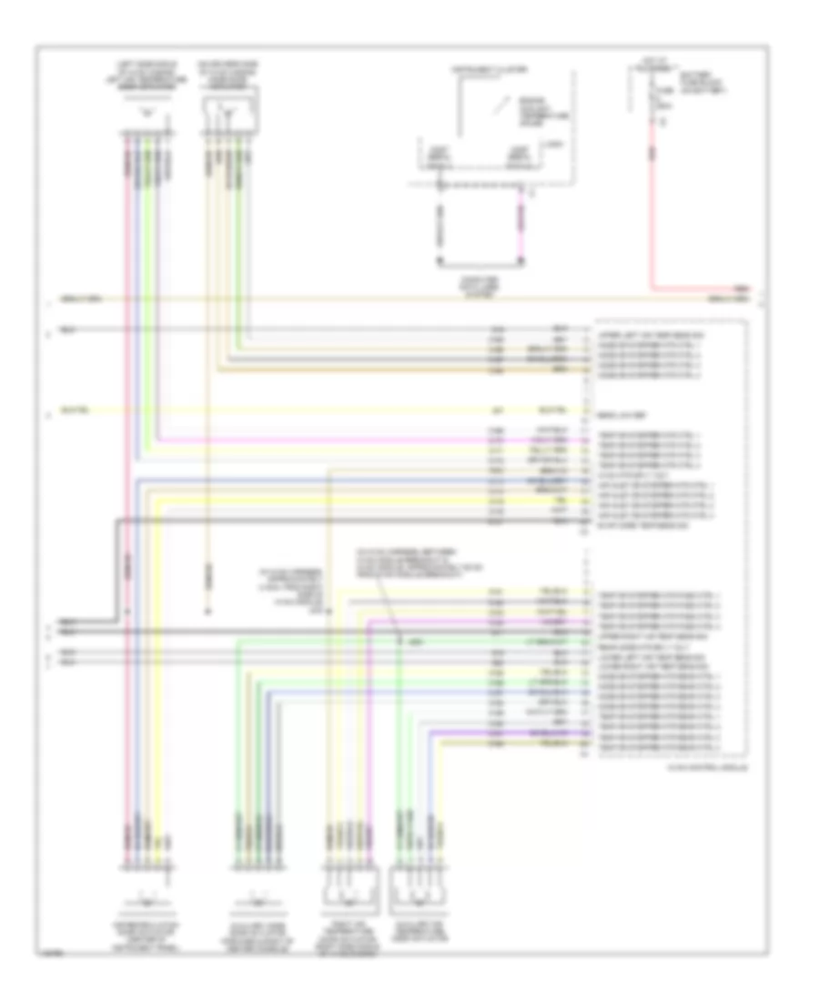 Электросхема кондиционера (4 из 5) для Cadillac XTS Livery 2014