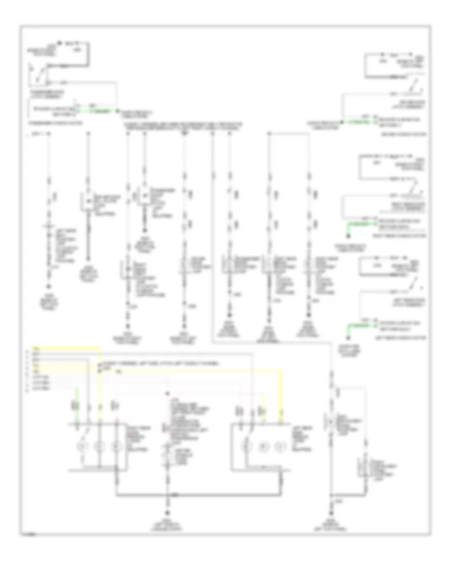 Электросхема подсветки (4 из 4) для Cadillac XTS Livery 2014