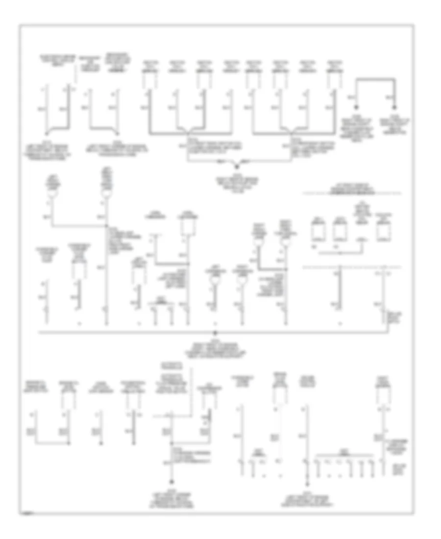 Электросхема подключение массы заземления (1 из 6) для Cadillac DeVille 2004