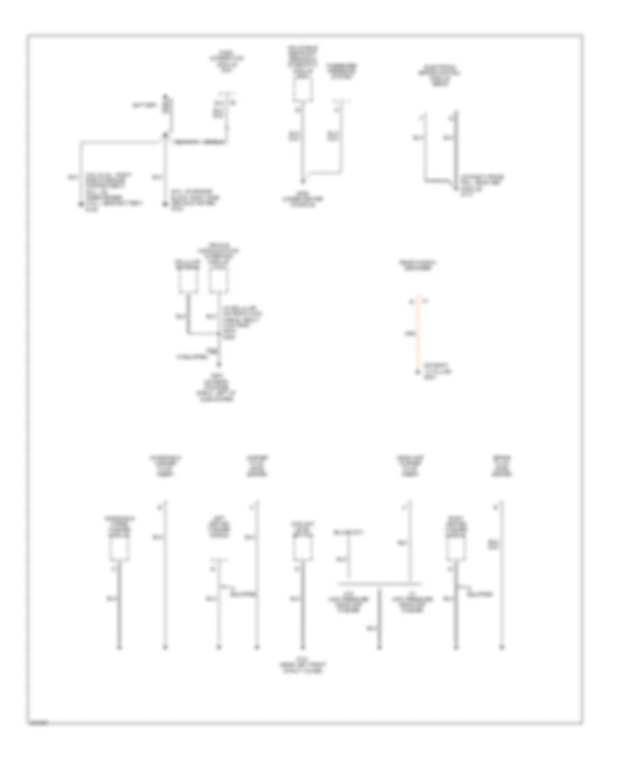 Электросхема подключение массы заземления (1 из 5) для Cadillac CTS V 2006