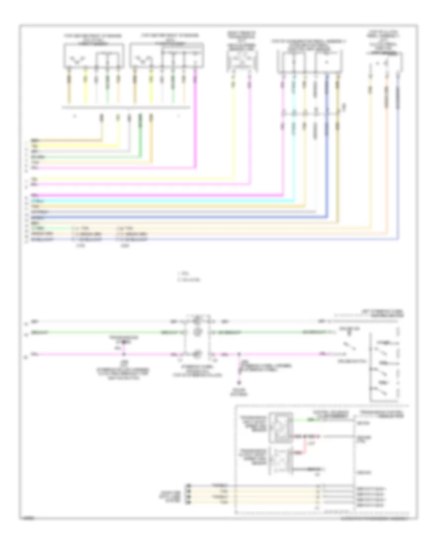 Электросхема системы круизконтроля, Универсал (2 из 2) для Cadillac CTS 2014