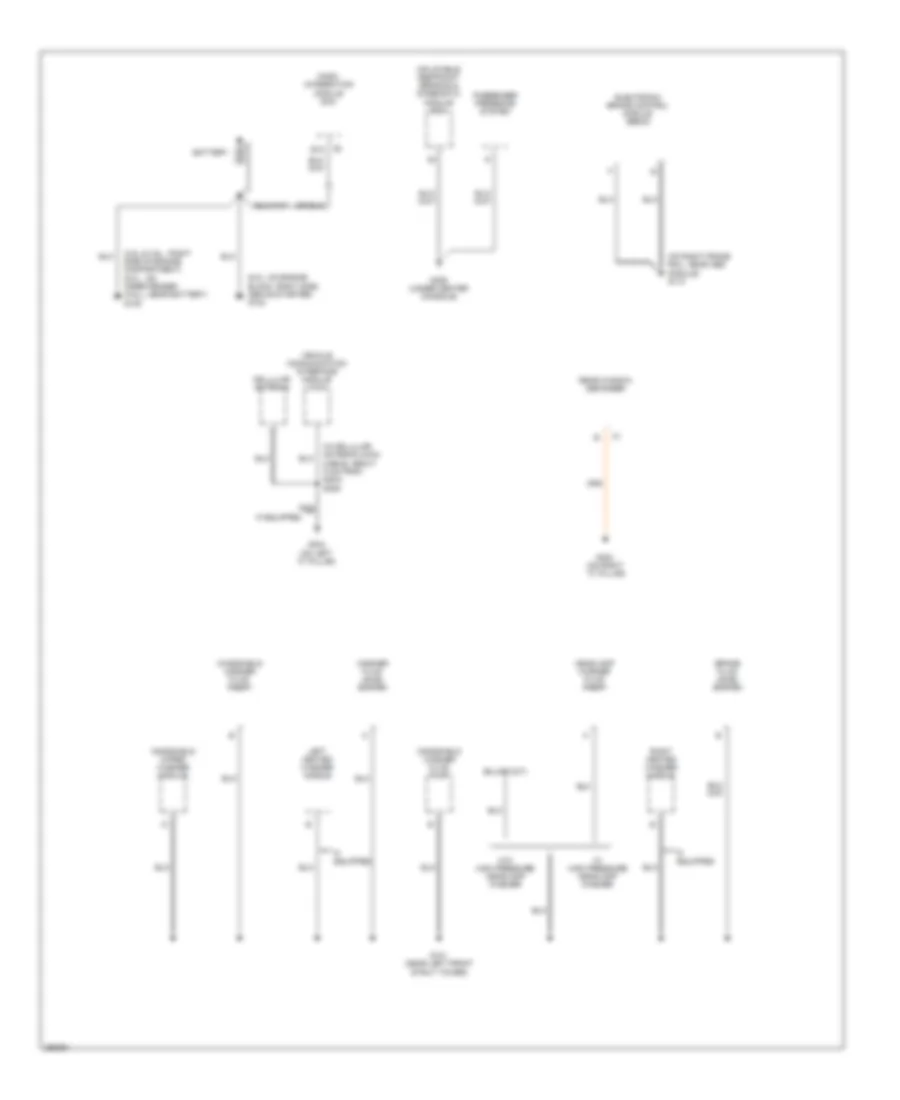 Электросхема подключение массы заземления (1 из 5) для Cadillac CTS 2007
