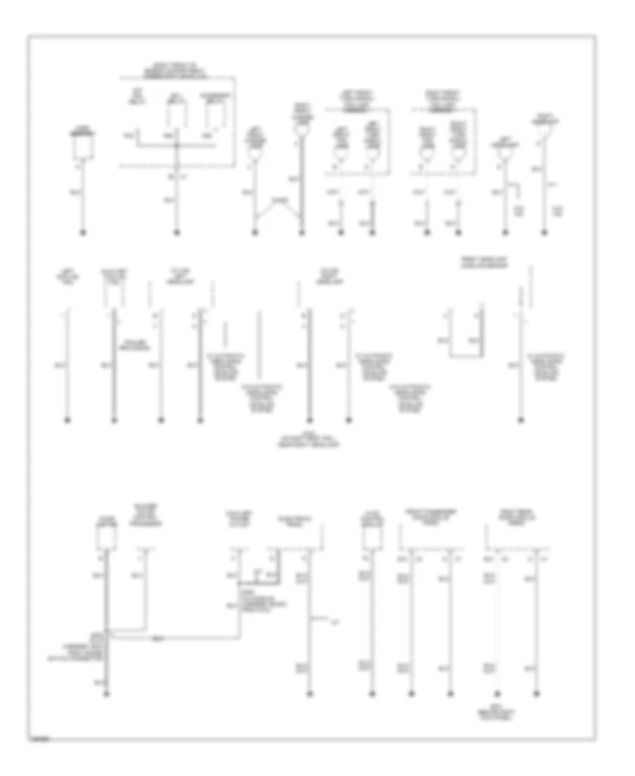 Электросхема подключение массы заземления (2 из 5) для Cadillac CTS 2007